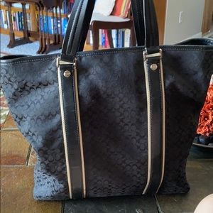 black coach purse